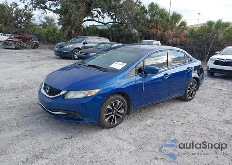 2015 Honda Civic Ex from USA, damaged, VIN 19XFB2F87FE008674